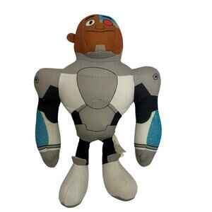 Teen Titans Go! 9" CYBORG Plush Figure Rare Toy